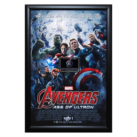 Signed Movie Poster // Age of Ultron