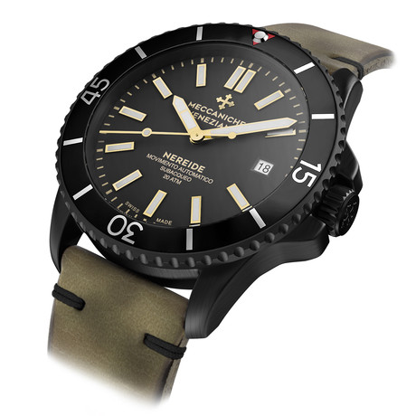Meccaniche Veneziane Nereide Ardesia PVD Avorio Automatic // MV02P081049
