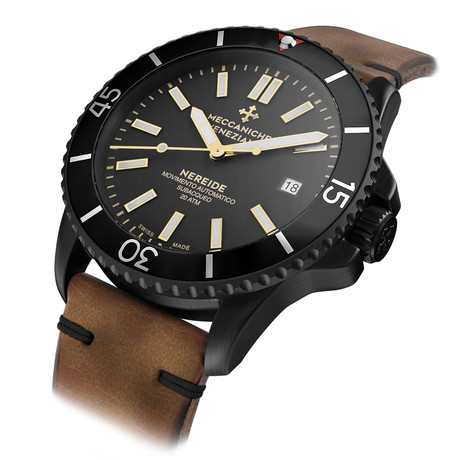 Meccaniche Veneziane Nereide Ardesia PVD Mogano Automatic // MV02P094837