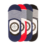 Oxford No Show Socks // Set of 4