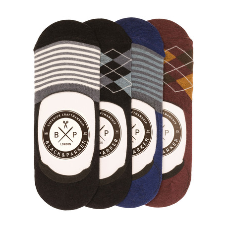 Bradford No Show Socks // Set of 4