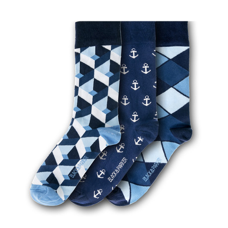 New Mills Regular Socks // Set of 3