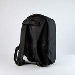 Futuristic Ergonomic Laptop Backpack // Black + Black