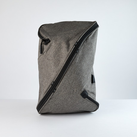 Minimalistic Travel Laptop Backpack // Light Gray