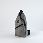 Versatile Canvas Sling Travel Backpack // Gray