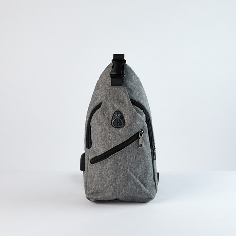 Versatile Canvas Sling Travel Backpack // Gray