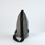 Versatile Canvas Sling Travel Backpack // Gray