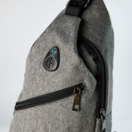 Versatile Canvas Sling Travel Backpack // Gray