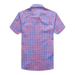 Jason Shirt // Blue + Pink (S)