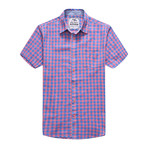 Jason Shirt // Blue + Pink (S)