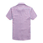 Jason Shirt // Pink + Blue (XL)