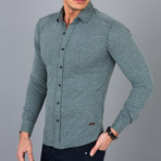 Arden Button-Up Shirt // Khaki Green (2XL)