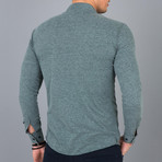 Arden Button-Up Shirt // Khaki Green (2XL)