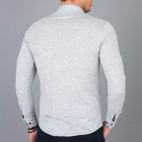 Arden Button-Up Shirt // Gray (S)