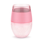 Wine Cooling Cup // Set of 2 (Transluscent Pink)