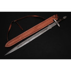 Damascus Celtic Sword // 9242