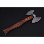 Damascus Mini Double Head Tomahawk //9636