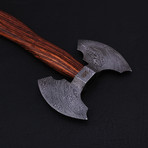 Damascus Mini Double Head Tomahawk //9636