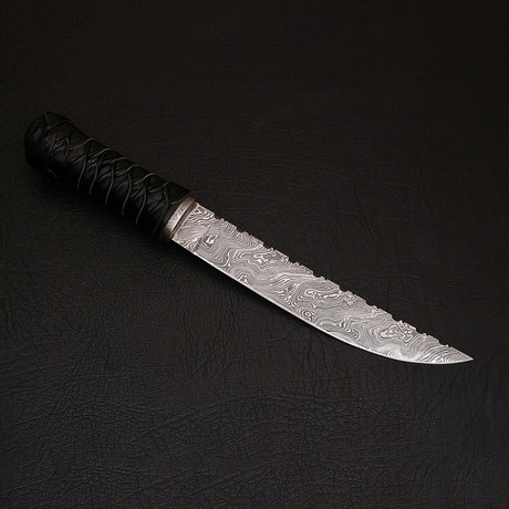 Damascus Hunting Knife // Bk0168