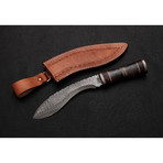 Damascus Kukri Knife // Bk0170