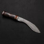 Damascus Kukri Knife // Bk0170