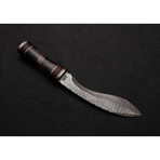 Damascus Kukri Knife // Bk0170