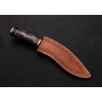 Damascus Kukri Knife // Bk0170