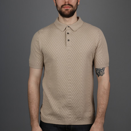 Preston Polo Shirt // Oatmeal (S)