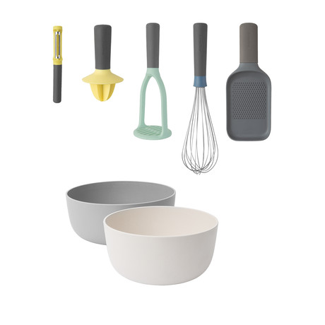 Leo Bamboo Gadget + Serving Bowl Set