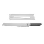 Leo Stainless Steel Bread Knife (Gray)