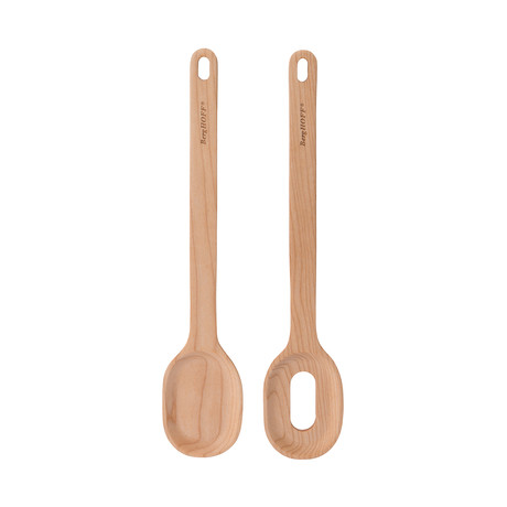 Leo Maple Wood Salad Serving Set