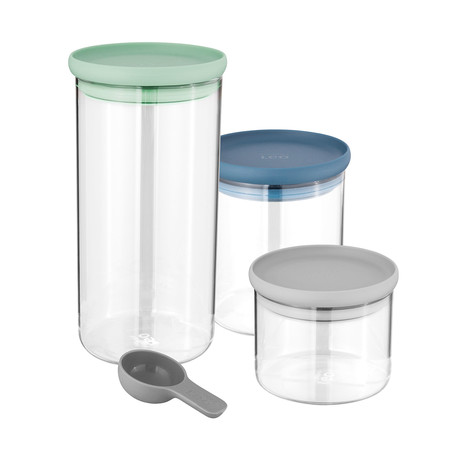 Leo // Glass Food Container Set // 3-Piece