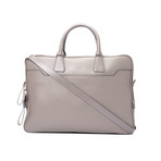 Double Zip Laptop Bag // Gray