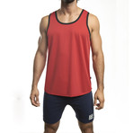 Air Classic Tank // Red + Black (S)