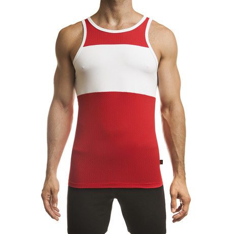 Scrimmage Tank // Red (S)