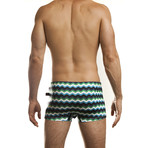 Wave Swim Boxer // Green (M)