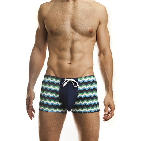 Wave Swim Boxer // Green (S)