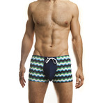 Wave Swim Boxer // Green (M)