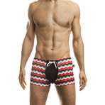 Wave Swim Boxer // Red (L)