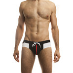 Pack Up JV Swim Brief // Black (L)