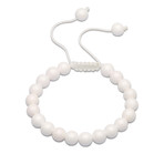 Classic White Drawstring Chakra Bracelet