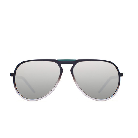 Dior AL13.2 Sunglasses // Black Fade to Gray + Gray Silver