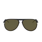 Men's AL13-2 Sunglasses // Matte Havana + Green