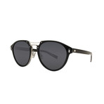 Dior // Men's BLACKTIE2.0SL Sunglasses // Matte Black + Gray Blue
