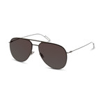 Dior // Men's DIOR0205S Sunglasses // Silver + Brown Gray