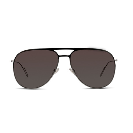 Dior // Men's DIOR0205S Sunglasses // Silver + Brown Gray