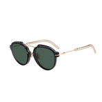 Dior // Men's DIORÉCLAT Sunglasses // Black + Blue Green