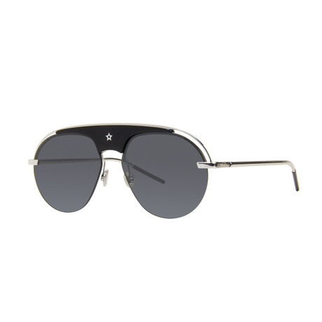 Women's Revolution Sunglasses // Black + Sliver + Dark Gray