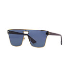 Dior DIORIZON1 Sunglasses // Gold Black + Gray