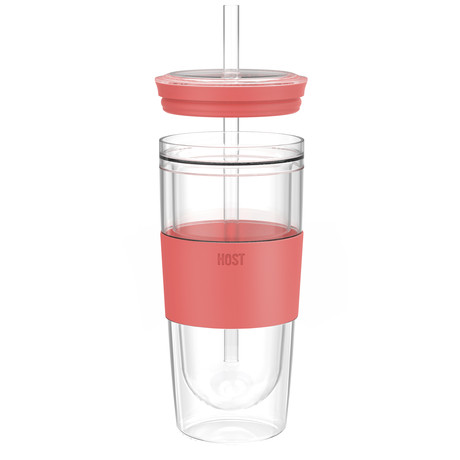 Tumbler Cooling Cup // Set of 4 (Coral)